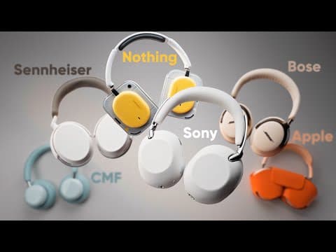 Лучшие полноразмерные наушники 2026 — сравниваем Sony, Apple, Nothing, Bose и Sennheiser
