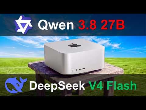 Qwen 3.8 27B vs DeepSeek V4 Flash — I Built the Same Apps With Both Locally