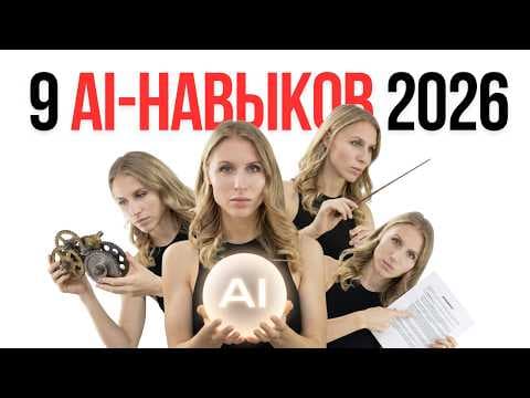 9 AI-навыков, которые должен освоить каждый в 2026 году