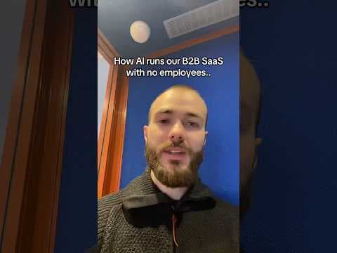 How AI runs our b2b saas with no employees.. #buildinginpublic