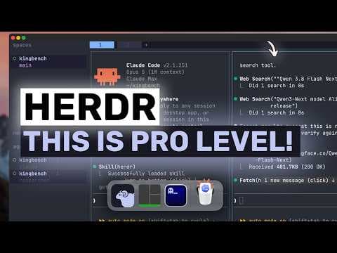 Herdr (AI Agent Multiplexer)r: You're not a PRO AI Coder if you're not using THIS OPENSOURCE Tool!