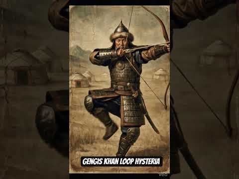 Gengis Khan loop Hysteria #aimusic #metal #electronicmusic #gengiskhan #artist #viral #memes #funny