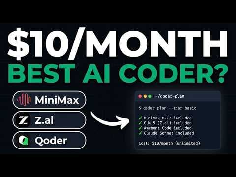 Alibaba's New $10 Coding Plan is ABSOLUTELY INSANE (MiniMax 2.7)