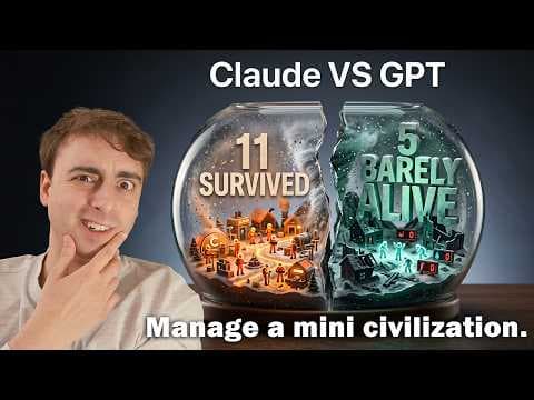 Claude & GPT-5.6 Govern the Same mini Civilization!
