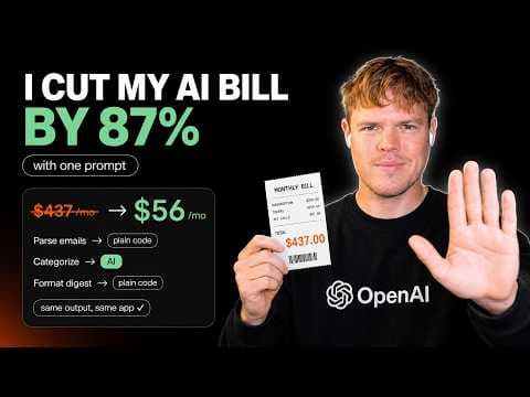 How to Cut Your AI Costs by 87% (One Prompt)