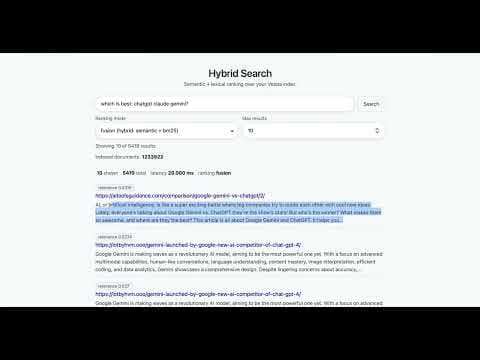 Hybrid search preview