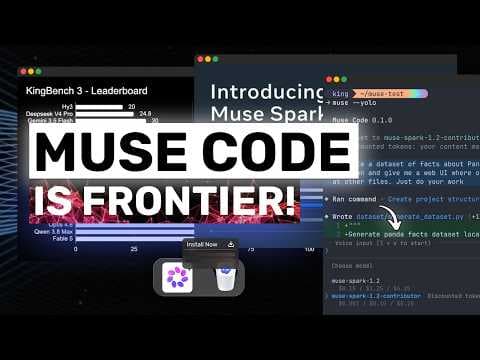 Muse Code + Spark 1.2 (Free Tier): Okay, this is ACTUALLY GOOD!