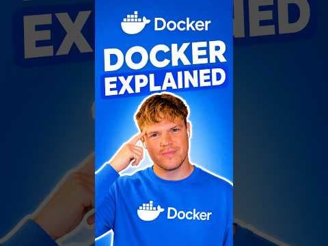 Docker Explained in 37 seconds (for beginners)