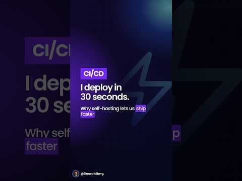 My Self-Hosted CI/CD Deploys in 30 Seconds (way faster than AWS/Vercel)