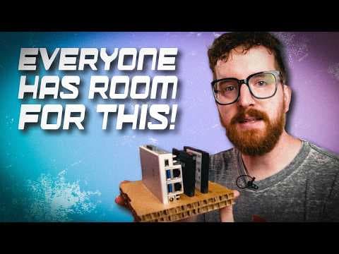 You can run this NAS from its cardboard box!