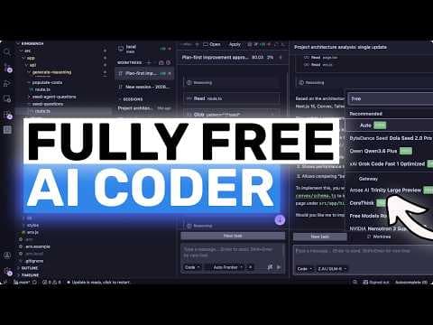 Fully Free AI Coder (Qwen,GLM,Seed 2.0,Step): This NEW & UPGRADED Free & Open AI Coder is INSANE!