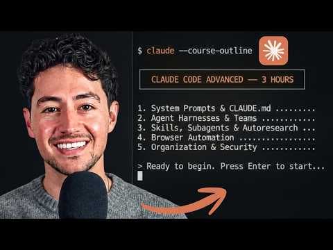 CLAUDE CODE ADVANCED COURSE — 3 HOURS