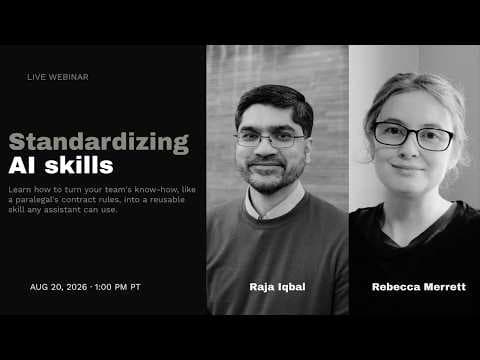 Standardizing AI skills