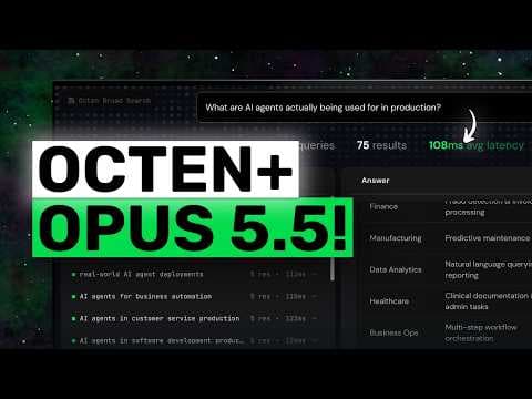 Octen + Opus 5.5: This MAKES your AGENT 10X BETTER for less than $1!