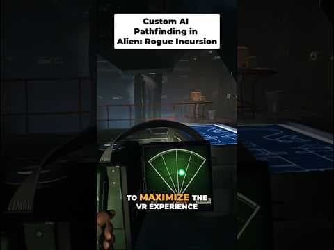 Custom AI Pathfinding in Alien: Rogue Incursion #gaming #gamedev #alien