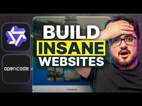 OpenCode + Qwen 3.6 Builds ENTIRE Websites WITH ONE PROMPT