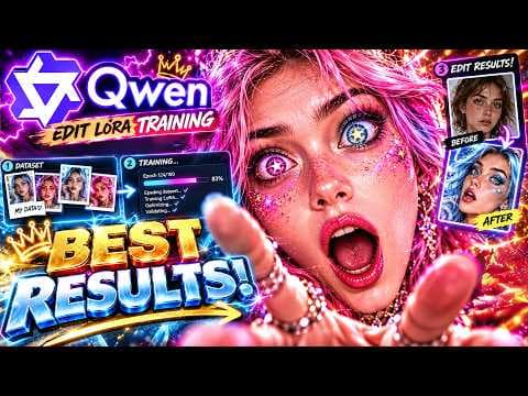 QWEN IMAGE 2.1 EDIT LORA TRAINING! LESS THAN 10GB VRAM!