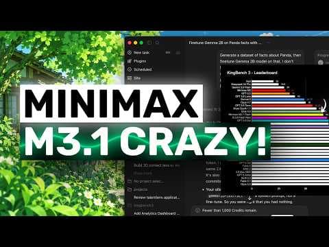 Minimax M3.1 Flash (Fully Tested): Okay, this MODEL is PRETTY GOOD!