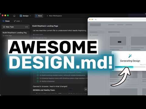 AwesomeDesign-md + OpenCode,Claude: This OPENSOURCE Design System is SO EASY & SO GOOD!