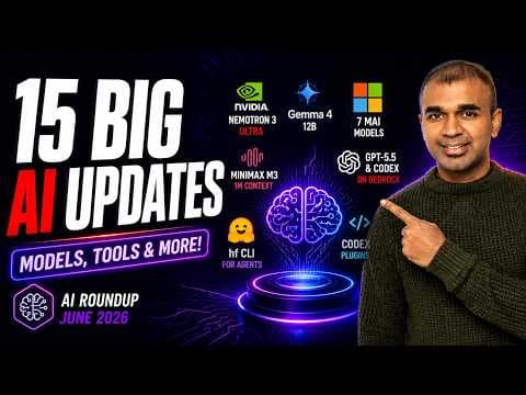 15 AI Updates You Missed This Week (Nemotron, Gemma 4, MAI & More)