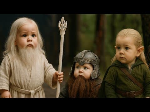 Baby Gandalf and the Balrog