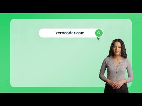 How Zerocoder Works in 40 seconds