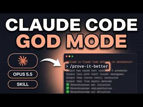 Claude Code + /prove-it-better = AI That PROVES It's Better (FREE Skill)