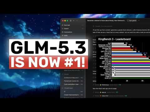 GLM-5.3 (Fully Tested): I GOT EARLY ACCESS & IT'S #1 ON MY BENCH!