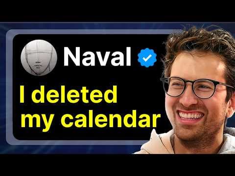 Naval says calendars are dumb (LIVE Q&A)