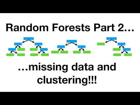 StatQuest: Random Forests Part 2: Missing data and clustering