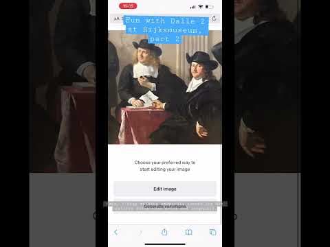 Dalle 2 in Rijksmuseum, part 2