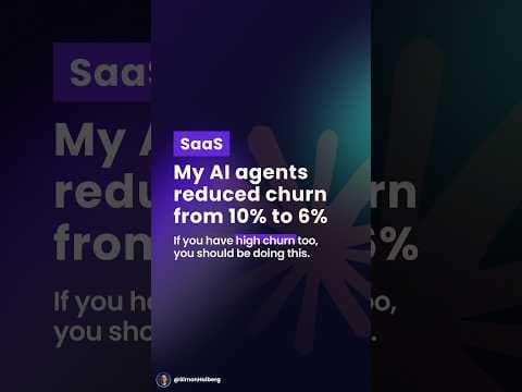 AI agents reduced churn from 10% to under 6% (real case study!)