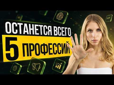 В будущем останется всего 5 профессий: кем быть в эпоху ИИ