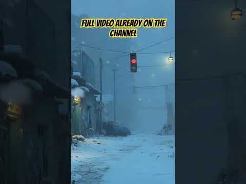 Snow Apocalypse ❄️ Ambient Music & Christmas Vibe 🎄#shorts #snow #soundscapes  #cinematic