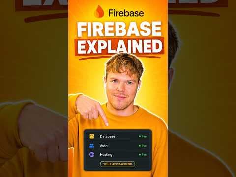 Firebase Explained in 35 seconds (for beginners)