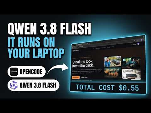 New Qwen 3.8 Flash BEATS Opus 4.6 Max (Runs On Your Laptop)