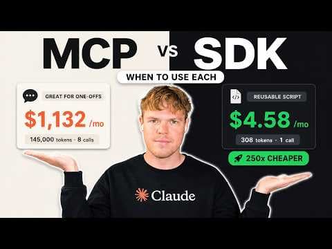 MCP vs SDK Explained: When to Use Each (for beginners)