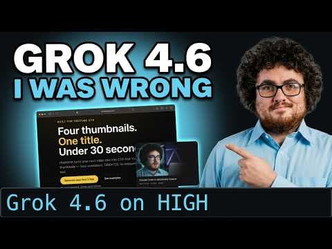 I was WRONG About Grok 4.6 + Opencode (Full SaaS Build)