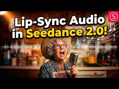 Quick Hack: Lip-Sync Audio in Seedance 2.0
