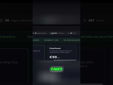 HarborSEO.ai: Unbeatable AI Content & SEO Tool! #shorts