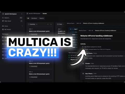 Multica: This OPENSOURCE GUI CONVERTS AI Coding Agents into TEAMMATES!